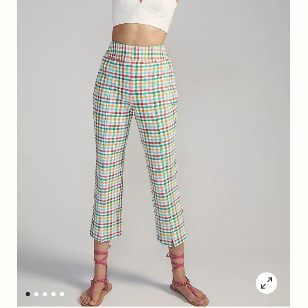 Maeve Grace Gingham Capri Pant